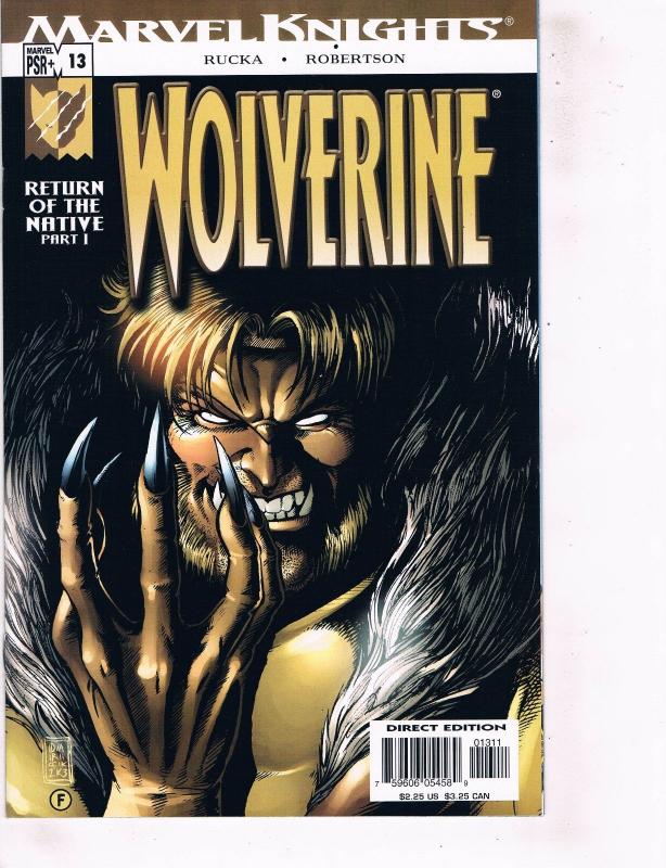 5 Wolverine Marvel Comic Books # 11 12 13 14 15 X-Men Sabretooth Cyclops TW38
