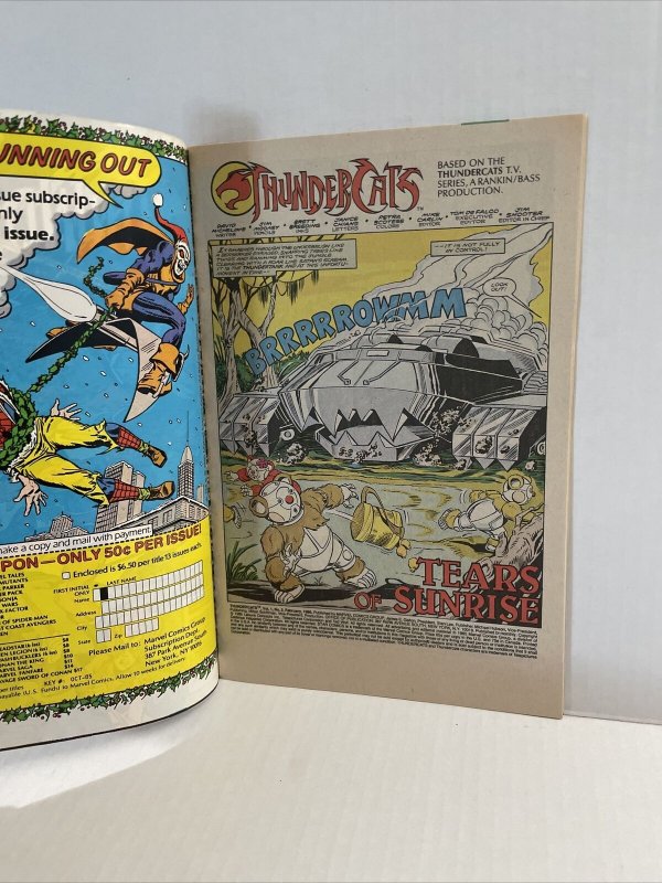 Thundercats #2 1st Print Newsstand