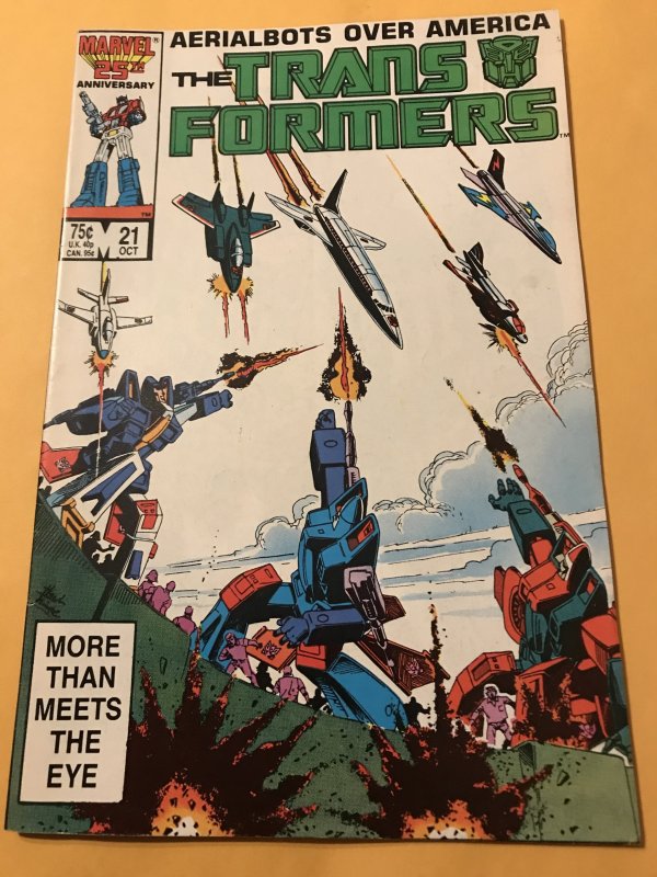 THE TRANSFORMERS #21 : Marvel 10/86 VF- ; original comic series