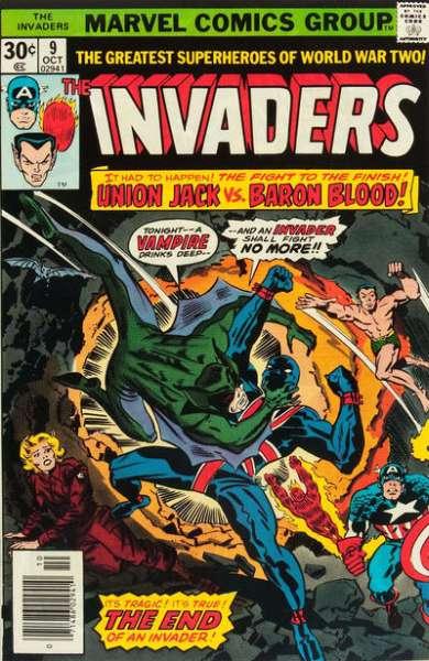 Invaders (1975 series) #9, Fine- (Stock photo)