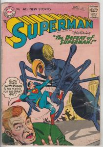 Superman #110 (Jan-57) VG+ Affordable-Grade Superman, Jimmy Olsen,Lois Lane, ...