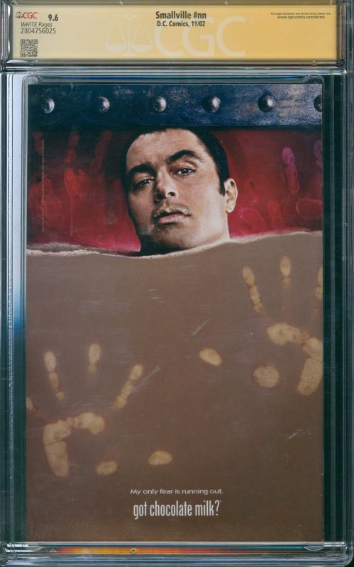 Smallville #nn CGC 9.6 SIGNED & CK BY TOM WELLING