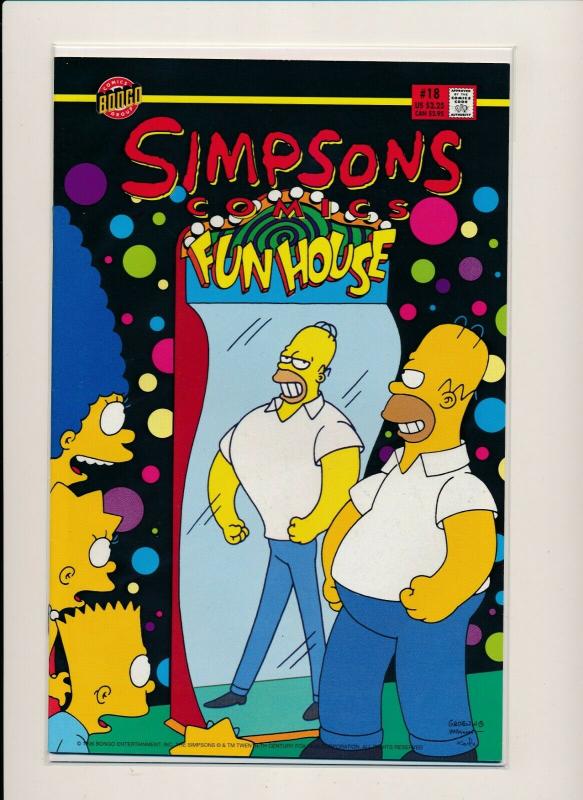 Bongo Comics -SIMPSONS Comics FUN HOUSE #18 VERY FINE/NEAR MINT (PF621) 