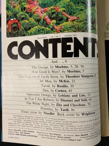 HEAVY METAL MAGAZINE OCTOBER 1977 RICHARD CORBEN, MOEBIUS VF