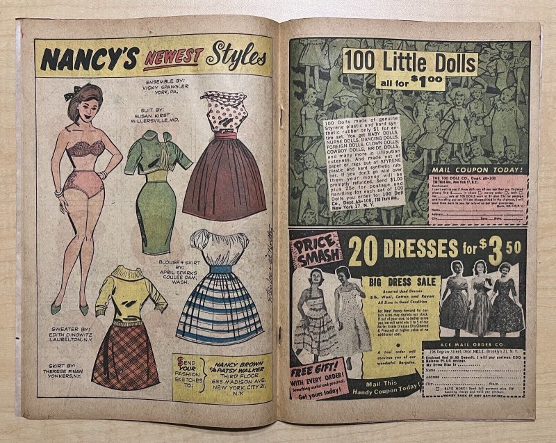 Patsy and Hedy #85 G+ 2.5 Marvel/Atlas 1962 Stan Lee & Al Hartley 