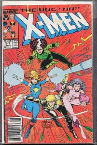 The Uncanny X-Men #218 Newsstand Edition (1987) X-Men