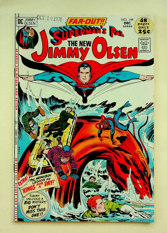 Superman's Pal Jimmy Olsen #144 (Dec 1971, DC) - Fine/Very Fine