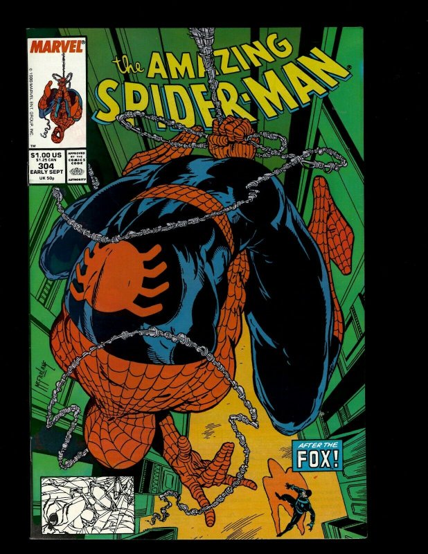 Amazing Spider-Man # 304 NM Marvel Comic Book Venom Todd McFarlane Art GB4