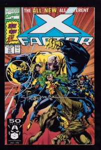 X-Factor #71 -  Cover + Art by Larry Stroman & Al Milgrom. Signed (9/9.2) 1991
