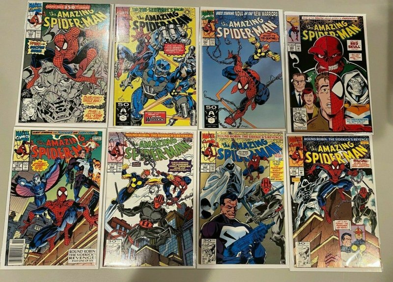 Amazing Spider-Man lot:#350-374 20 diff books avg 7.0 (range 6 to 8) (1991-93)