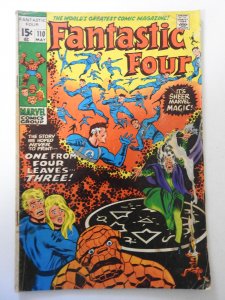 Fantastic Four #110 (1971) VG- Condition moisture stain