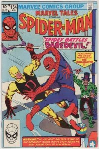 Marvel Tales #154 DAREDEVIL MEETS SPIDEY !!! (1983)