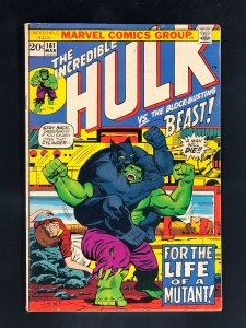 The Incredible Hulk #161 (1973) Battle of the Hulk vs Beast