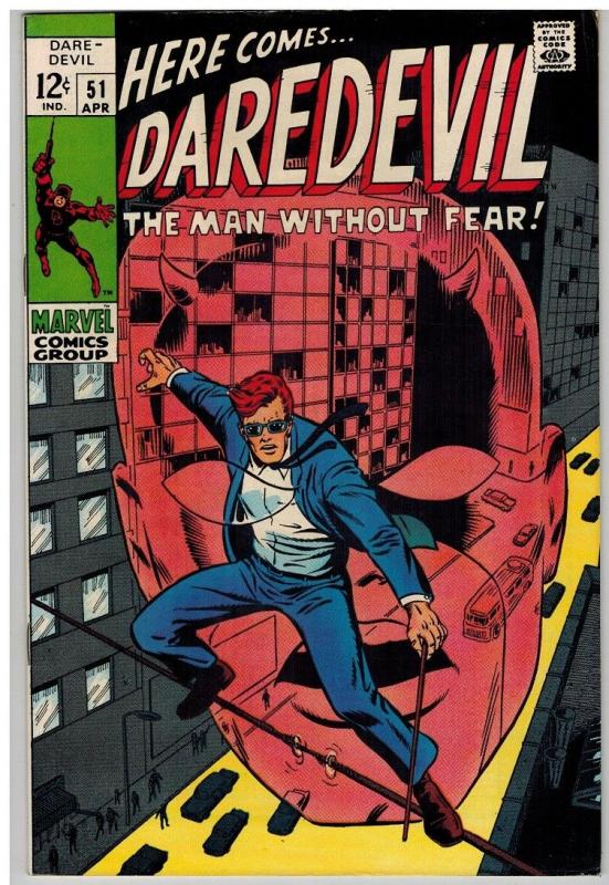 DAREDEVIL 51 F-VF  April 1969 BARRY WINDSOR SMITH