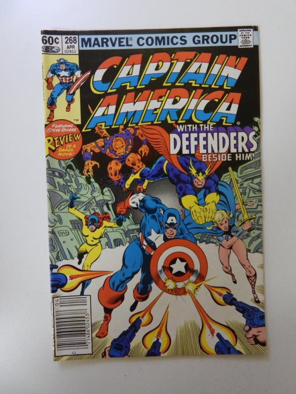 Captain America #268 Newsstand Edition (1982) FN+ condition