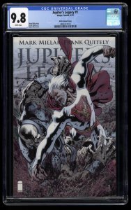 Jupiter's Legacy #1 CGC NM/M 9.8 White Pages Hitch Variant