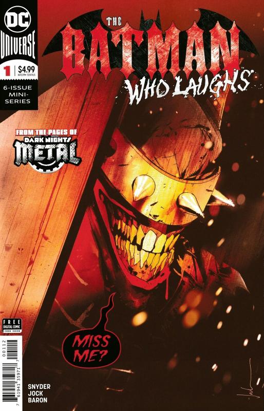 Batman Who Laughs #1 / 2nd Printing Variant (DC, 2019) NM