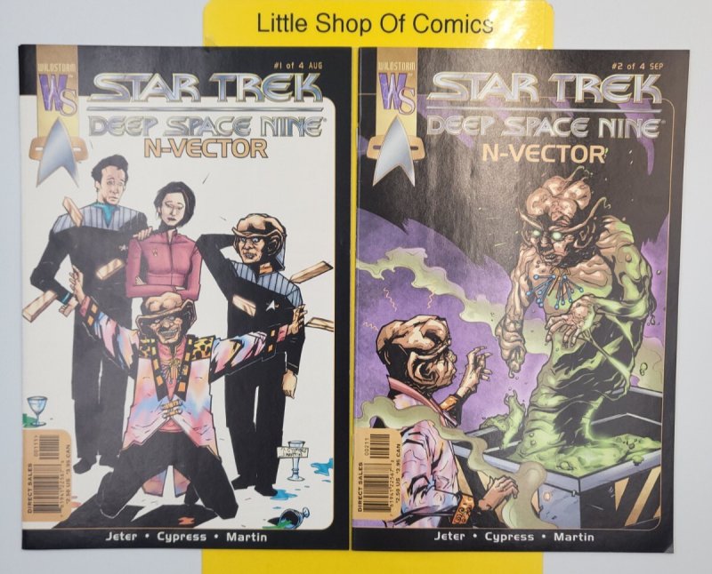 Star Trek Deep Space Nine N-Vector #1 2 3 4 1-4 Complete Set 2000 Wildstorm