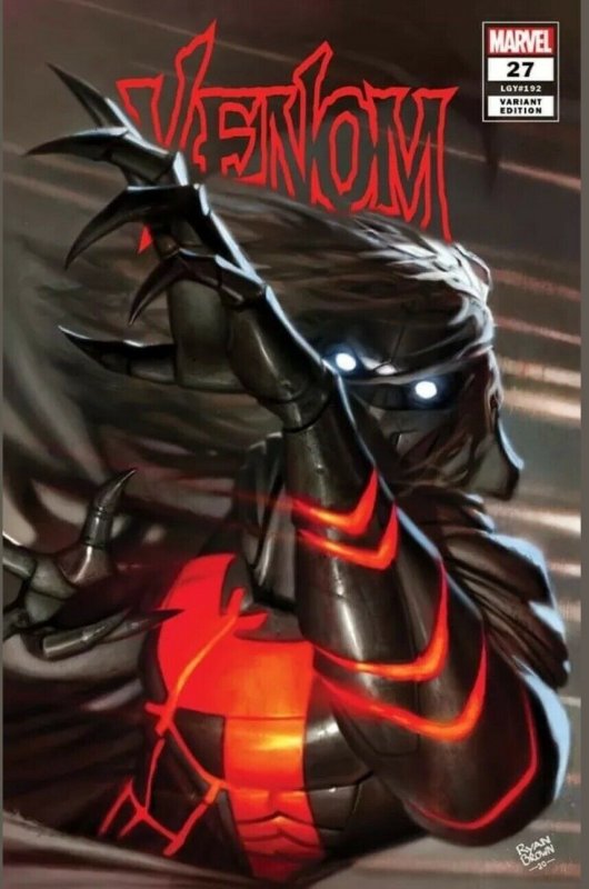 Venom 27 Ryan Brown Trade Dress CODEX Unveiled Cover Lim 3000