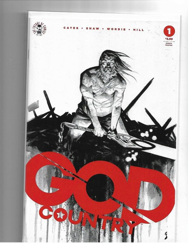 GOD COUNTRY #1 - 4TH PRINT - NM/NM+ DONNY CATES - HOT COMIC  