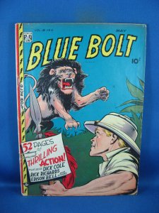 BLUE BOLT VOL 8 #12  VG+ 1948 NOVELTY PRESS
