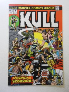 Kull, the Conqueror #9 (1973) VG+ Condition stain bc