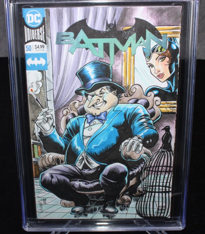 Batman #50 CGC (9.8) Signed & Sketched by Alfret Le & Steve Lydic - 2018