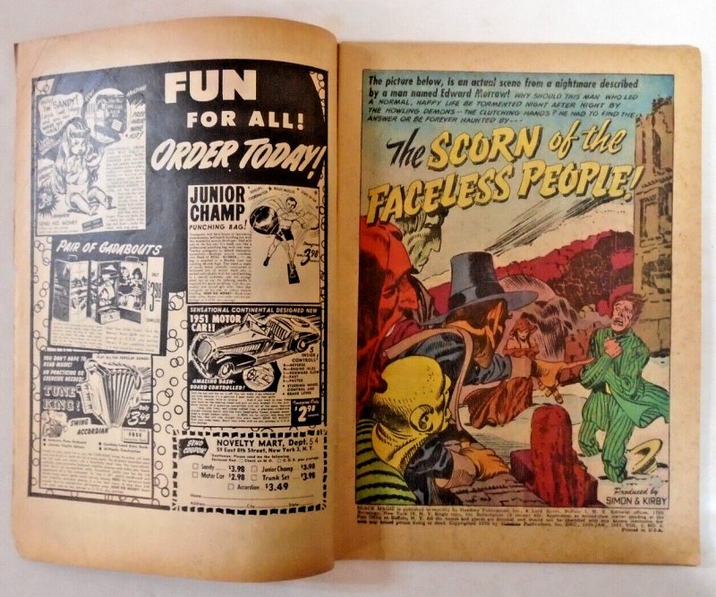 Black Magic vol. 1, #2vg (1951, Prize) Classic Simon & Kirby!