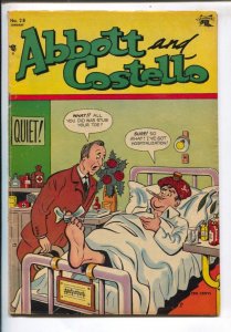 Abbott and Costello #28 1955- St. John-hospital bed cover-Lily Renee art-famo...