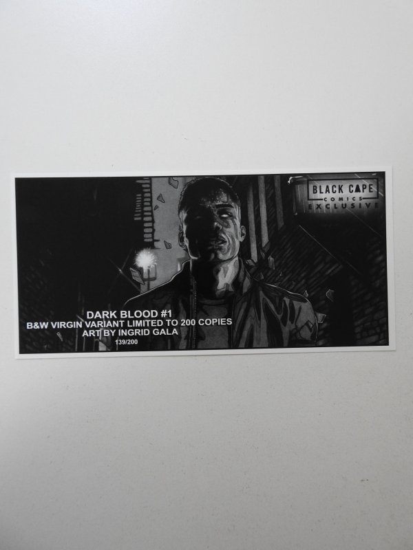 Dark Blood #1 B&W Virgin Variant 139/200 W/ COA!