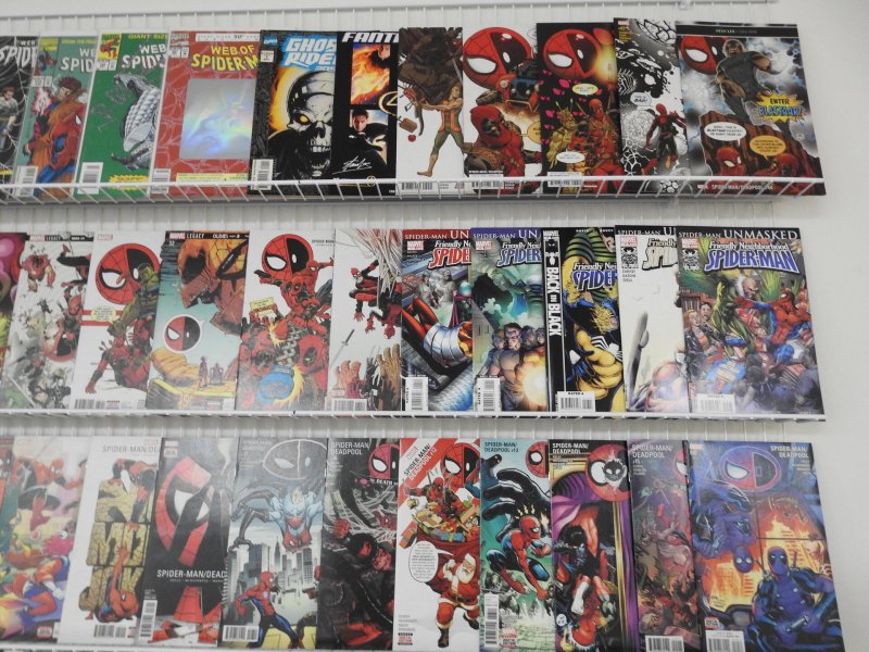 Huge Lot of 210+ Comics W/ Spider-Man, Batman, Deadpool. Avg. VF Condition