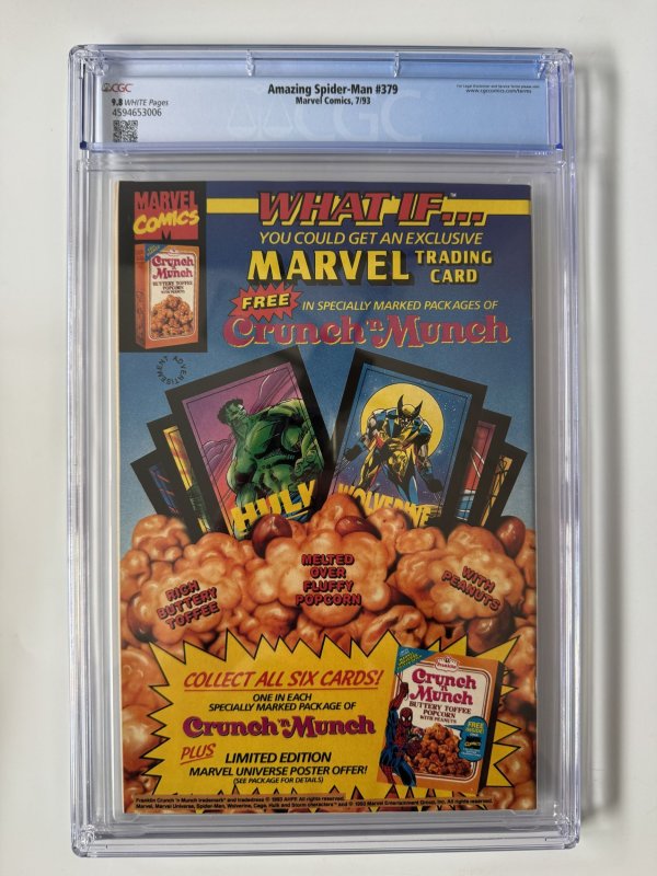 Amazing Spider-Man #379 CGC 9.8  Maximum Carnage (1993)