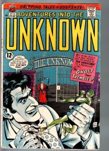 ADVENTURES INTO THE UNKNOWN #172-HORROR/SCI-FI-SILVER AGE-VG- VG-