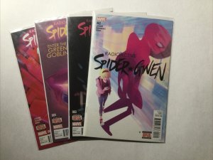 Radioactive Spider Gwen 2 3 4 5 Lot Run Set Near Mint Nm Marvel