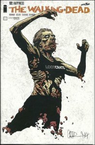 THE WALKING DEAD #132 SEALED 1st Alpha Appearance  LOOT CRATE EXCLUSIVE VARIANT