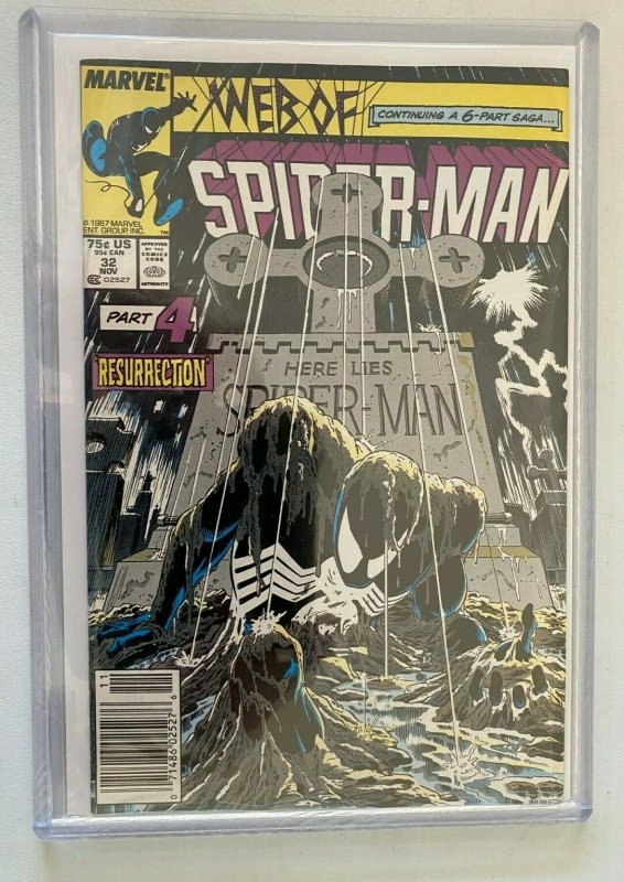 Web of Spider-Man #32 1st Series 6.0 FN (1987) 