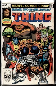 Marvel Two-in-One Annual #7 (1982) The Thing [Key Issue]