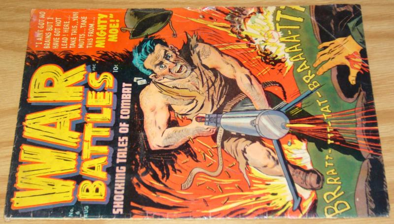 War Battles #6 GD/VG august 1952 - golden age family comics - mighty moe