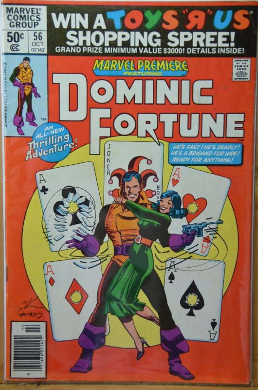 Marvel Premiere #56 (1980) Dominic Fortune ! Newstand edition !