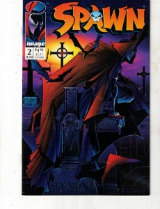Spawn #2 (1992) NM Super-Grade 2nd Todd McFarlane Art! 2nd Spawn! BEANTOWN CERT!