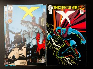 Comics' Greatest World: X #1,1 &2 (1993) [Lot of 3 bks] VF+