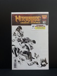 Witchblade: Demon Reborn #3 Black and White Cover (2012)