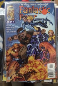 Fantastic Four  # 8  (424 legacy)  1997  MARVEL disney jim lee  HEROES REBORN