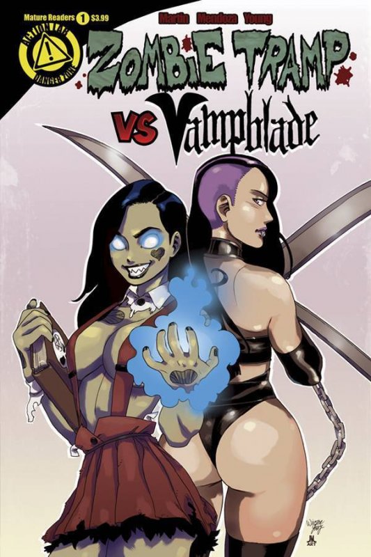 ZOMBIE TRAMP VS VAMPBLADE #1 MAIN COVER