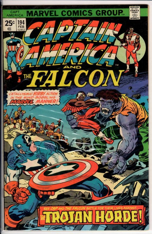 Captain America #194 Regular Edition (1976) 7.5 VF-