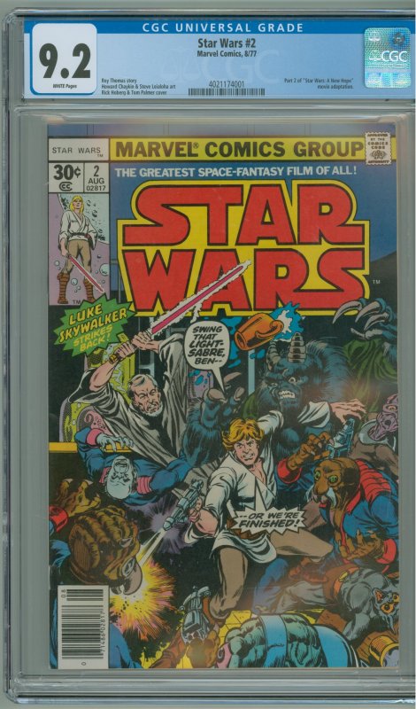 Star Wars #2 (1977) CGC 9.2!