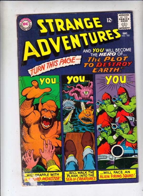 Strange Adventures #183 (Dec-65) GD Affordable-Grade 