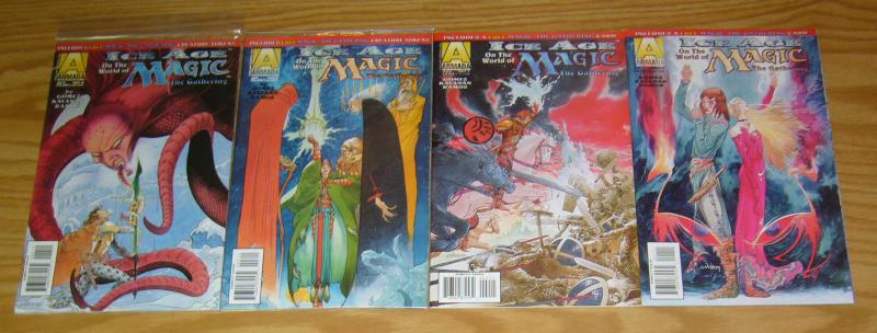 Ice Age on the World of Magic the Gathering #1-4 VF/NM complete series + tokens