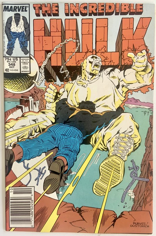 The Incredible Hulk #348 (VF, 1988) NEWSSTAND