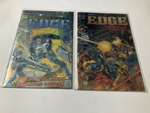 Punisher Double Edge Alpha Omega Nm Near Mint Marvel Edge 